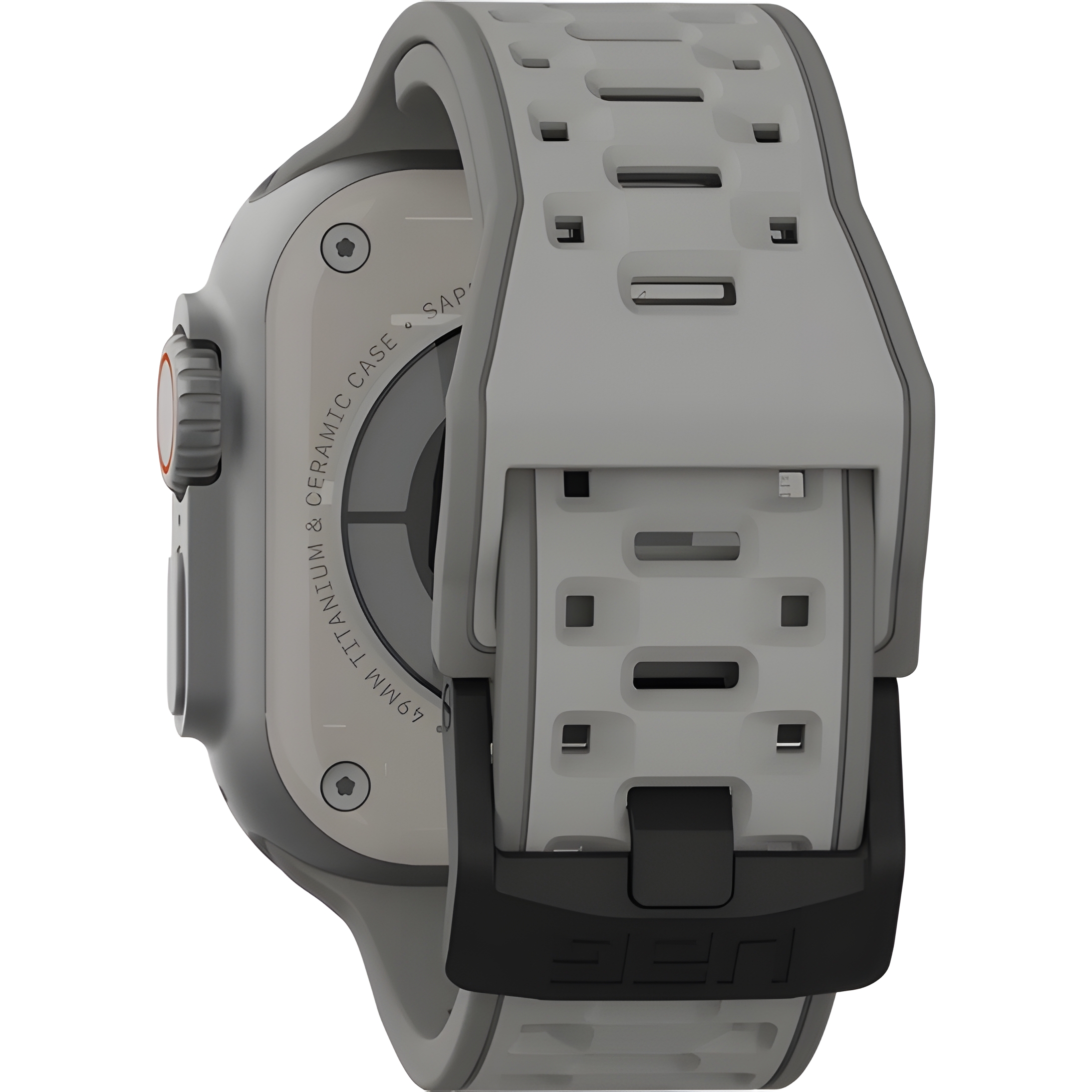 Pasek Urban Armor Gear UAG Civilian do Apple Watch 49/46/45/44 mm, szary